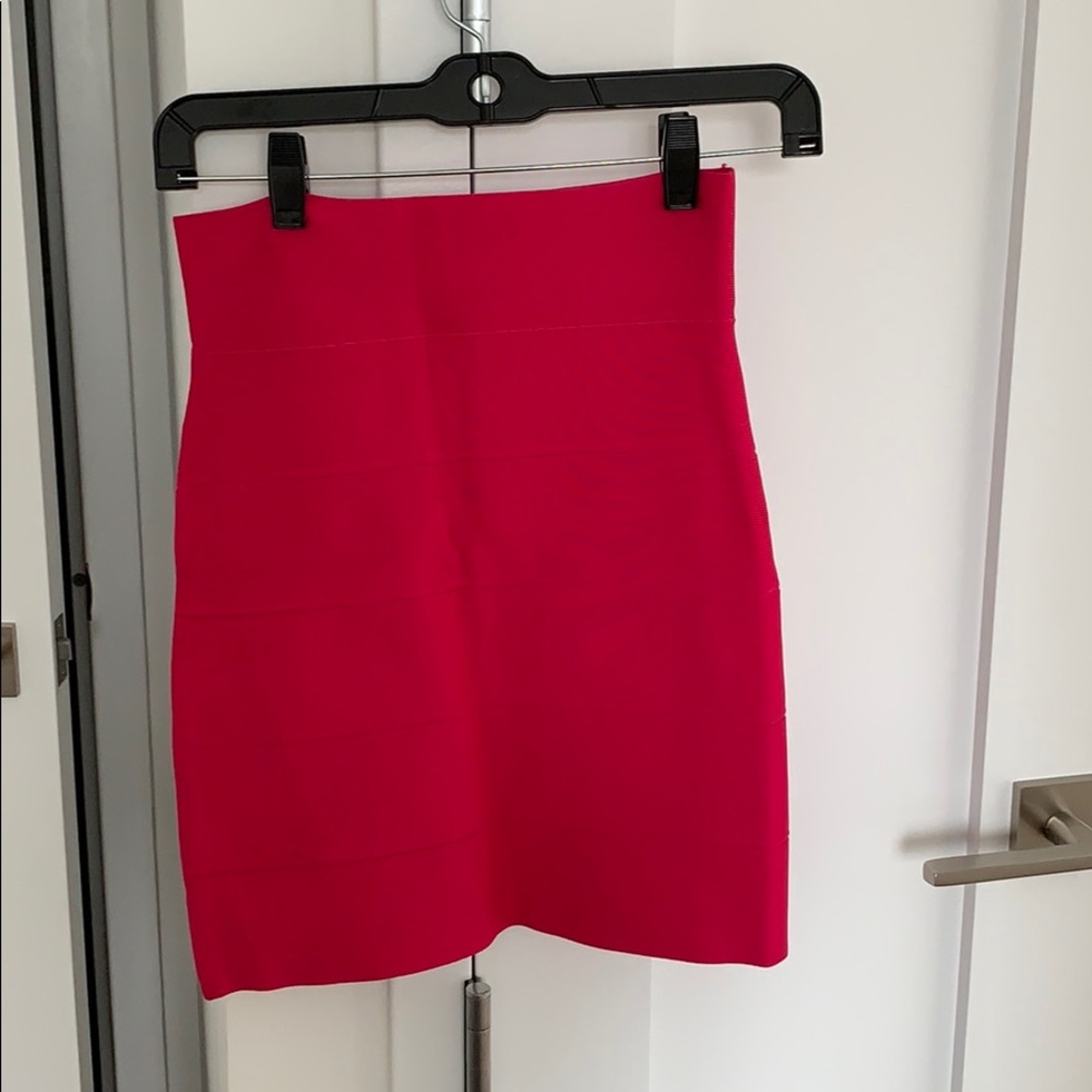 Hot pink BCBG skirt